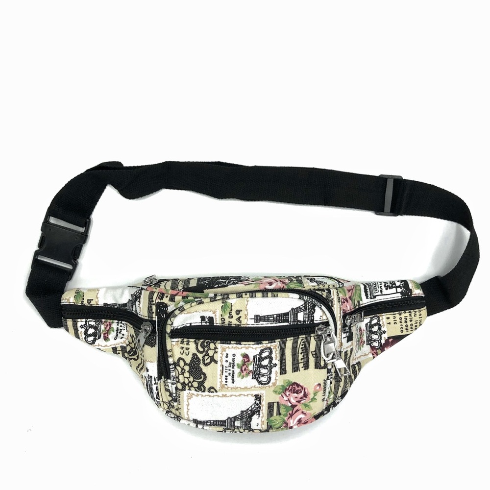 Canvas waist hip fanny pack pouch side bag